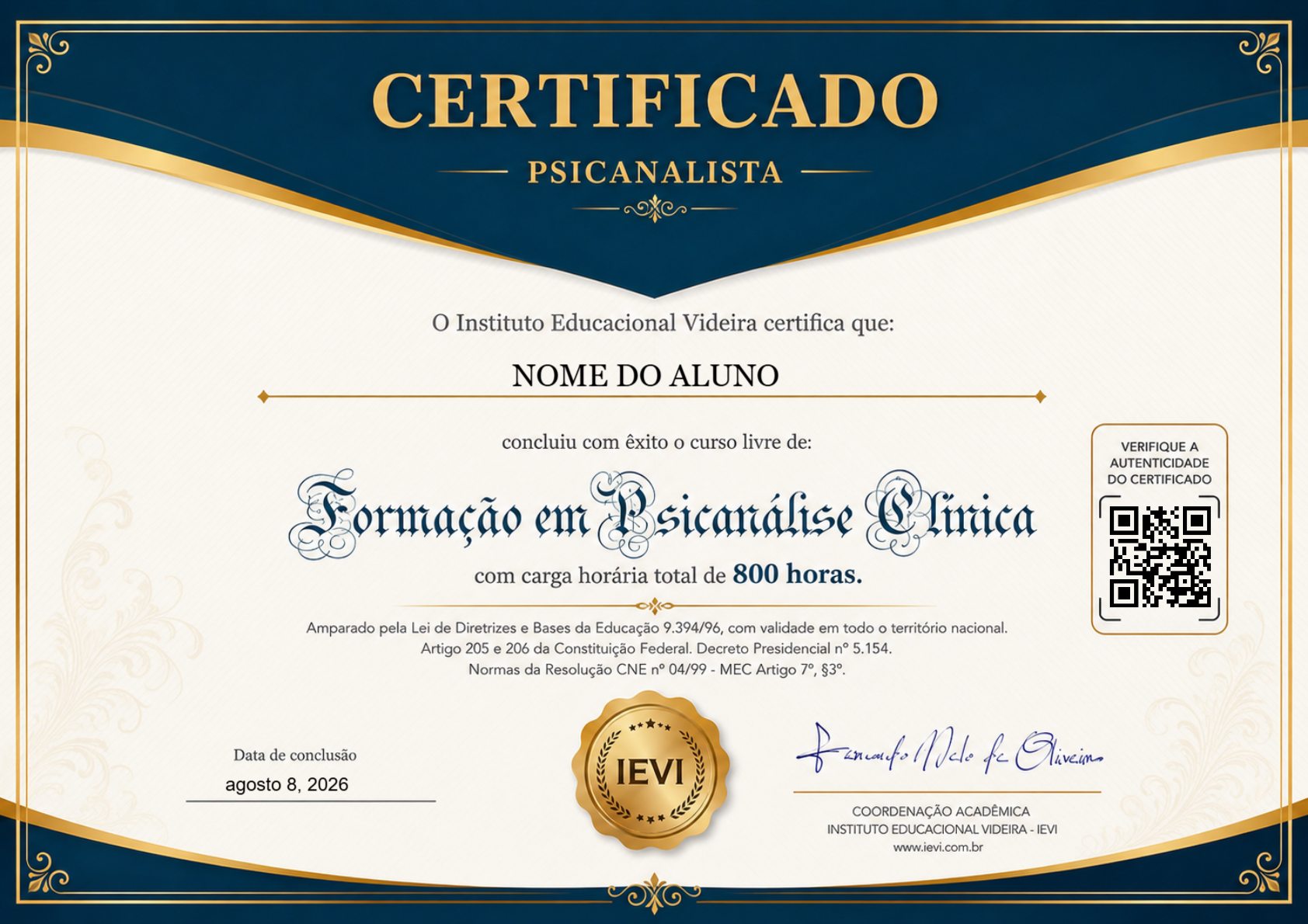 Formação em Psicanálise Clínica